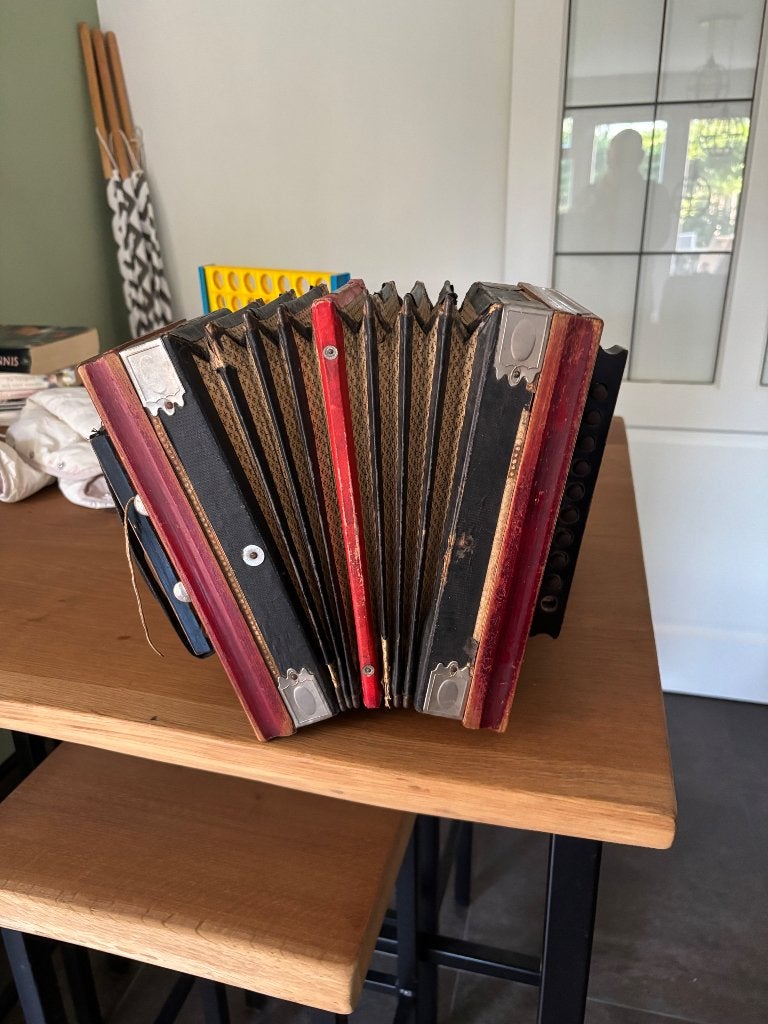 Accordeon, Muziek en Instrumenten, Ophalen, Gebruikt, Knopaccordeon, Overige merken