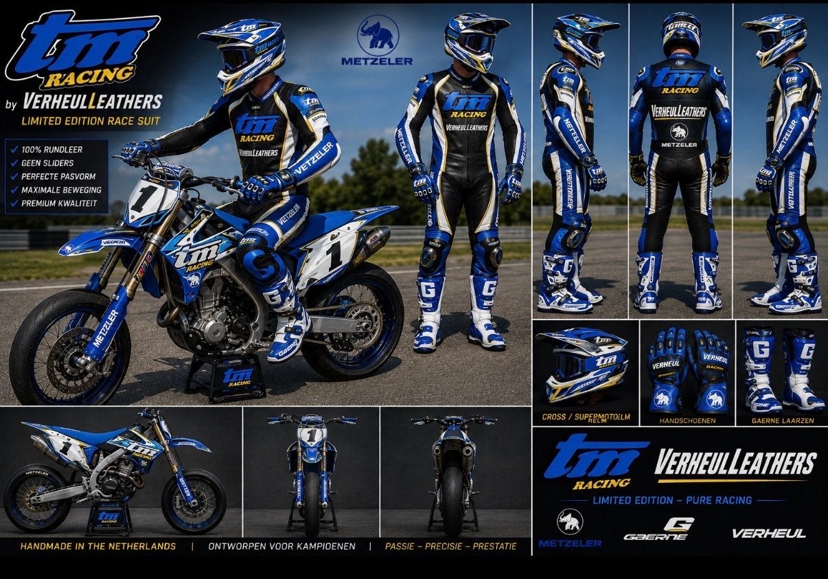 TM Racing by VerheulLeathers Limited Edition Racepak, Ophalen of Verzenden, Nieuw met kaartje, Heren, Combipak