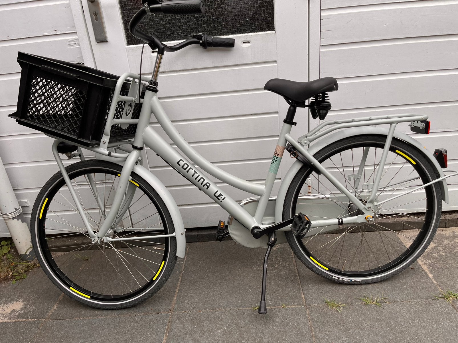 Cortina U4 24” transportfiets voor meisjes, Ophalen, Terugtraprem, Gebruikt, Versnellingen