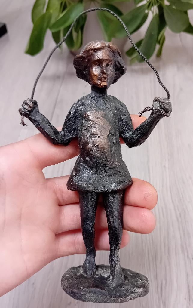 meisje met springtouw door Astrid Veldhuyzen-Koppen, Ophalen of Verzenden