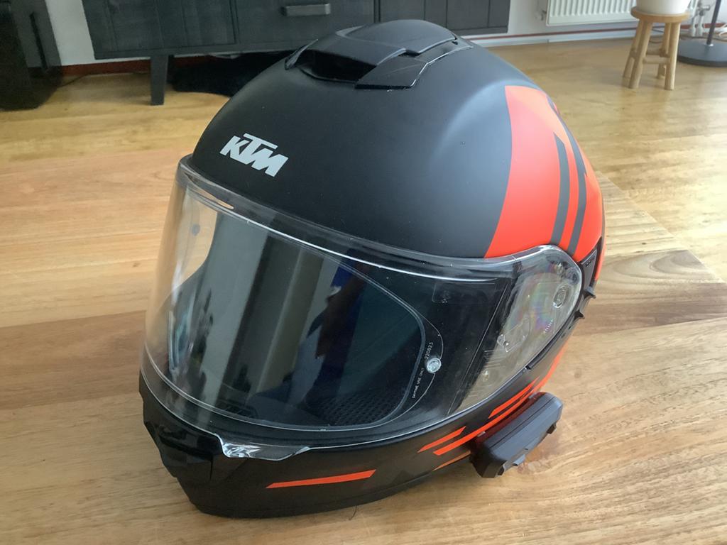 KTM Integraalhelm - Mat Zwart/Oranje, Motoren, Heren, XL, Integraalhelm, Tweedehands