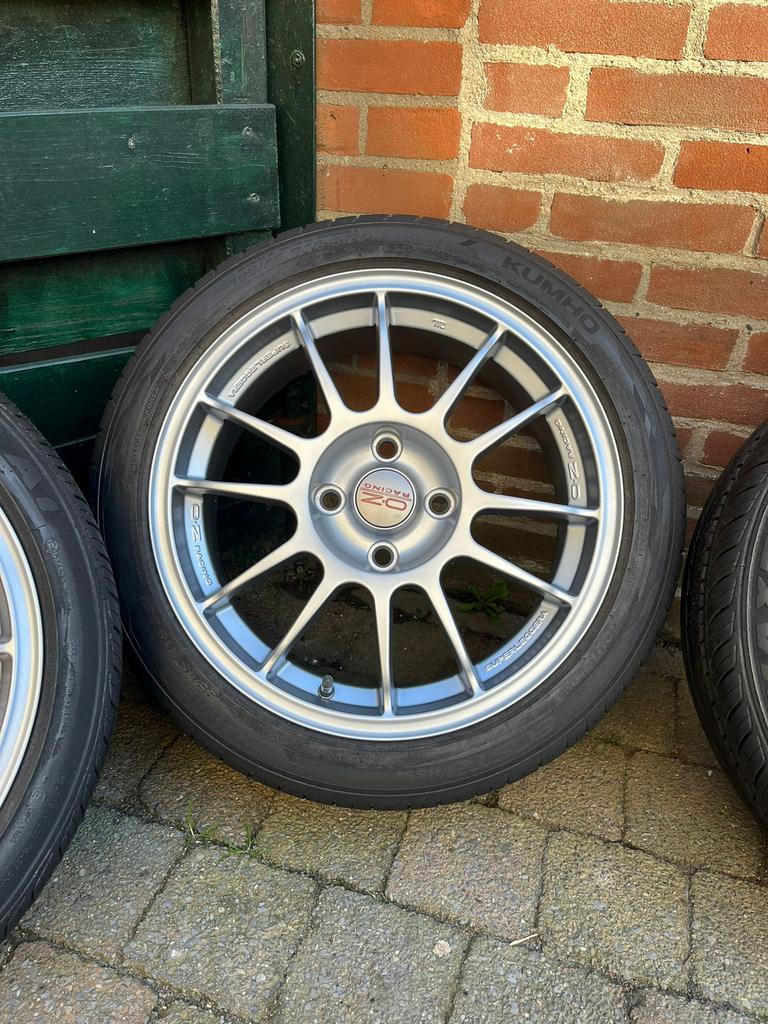 OZ Superleggera 16 Inch 4x108 + nieuwe banden !, Ophalen, Gebruikt, Velg(en), 16 inch