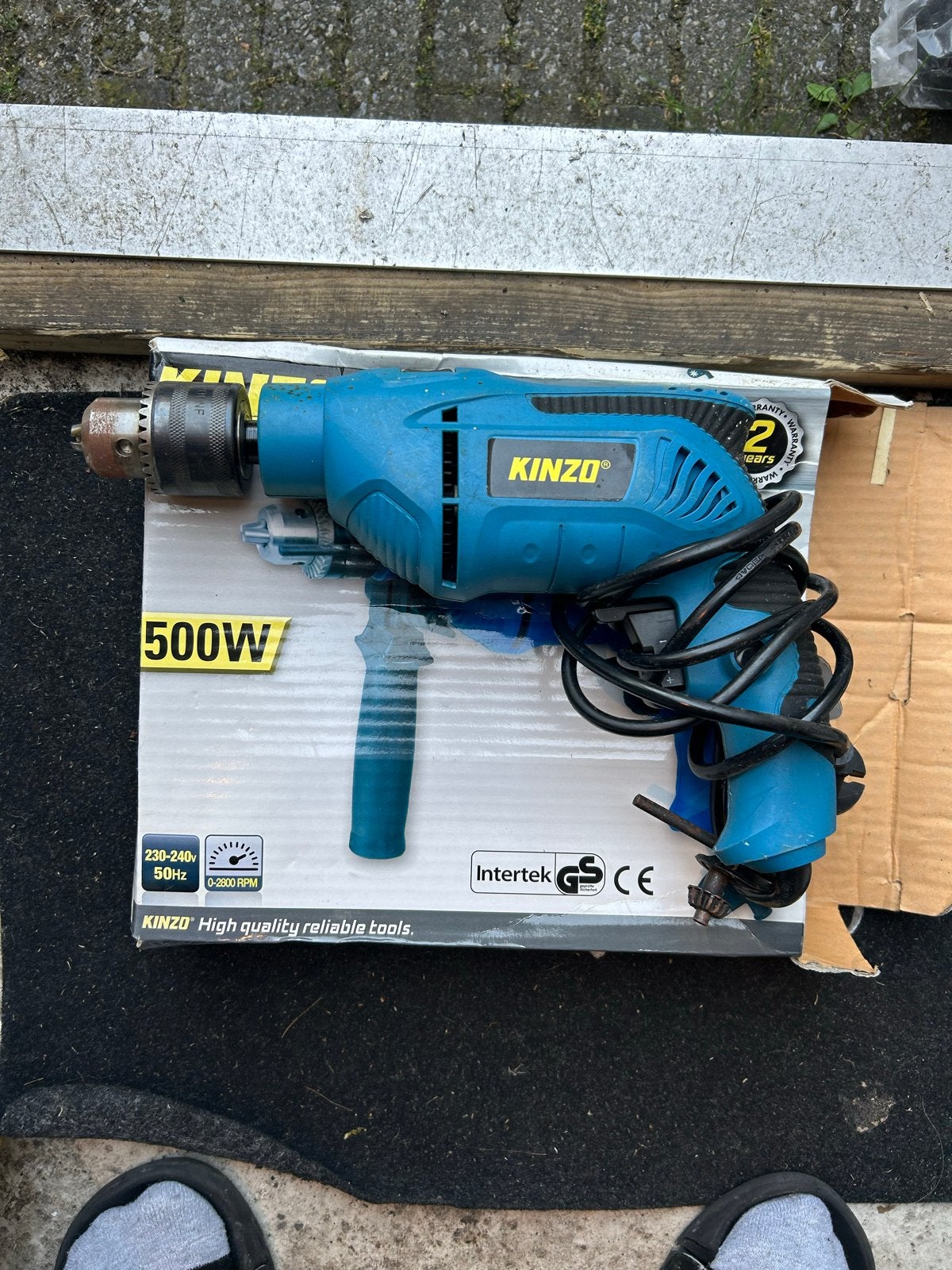 Boormachine, Ophalen, Zo goed als nieuw, 400 tot 600 watt, Boormachine