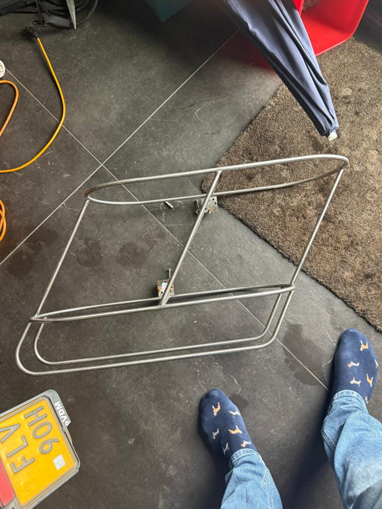 Frame tbv bolders boot voorop, Ophalen of Verzenden, Gebruikt, Overige typen, Zeilboot of Motorboot