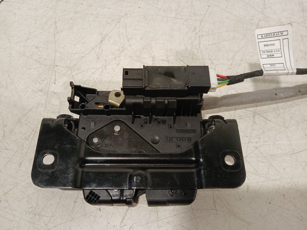 Slot mechaniek kofferdeksel achterklep elektrisch BMW 4 seri, Onderdelen@venauto.nl, Van der Ven Autorecycling B.V., Gebruikt