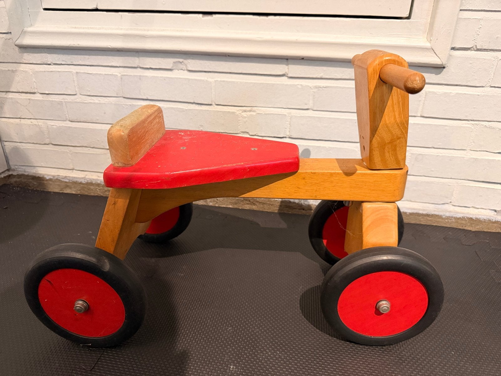 Houten loopfietsje voor peuters - Prima staat, Ophalen, Gebruikt, Loopfiets