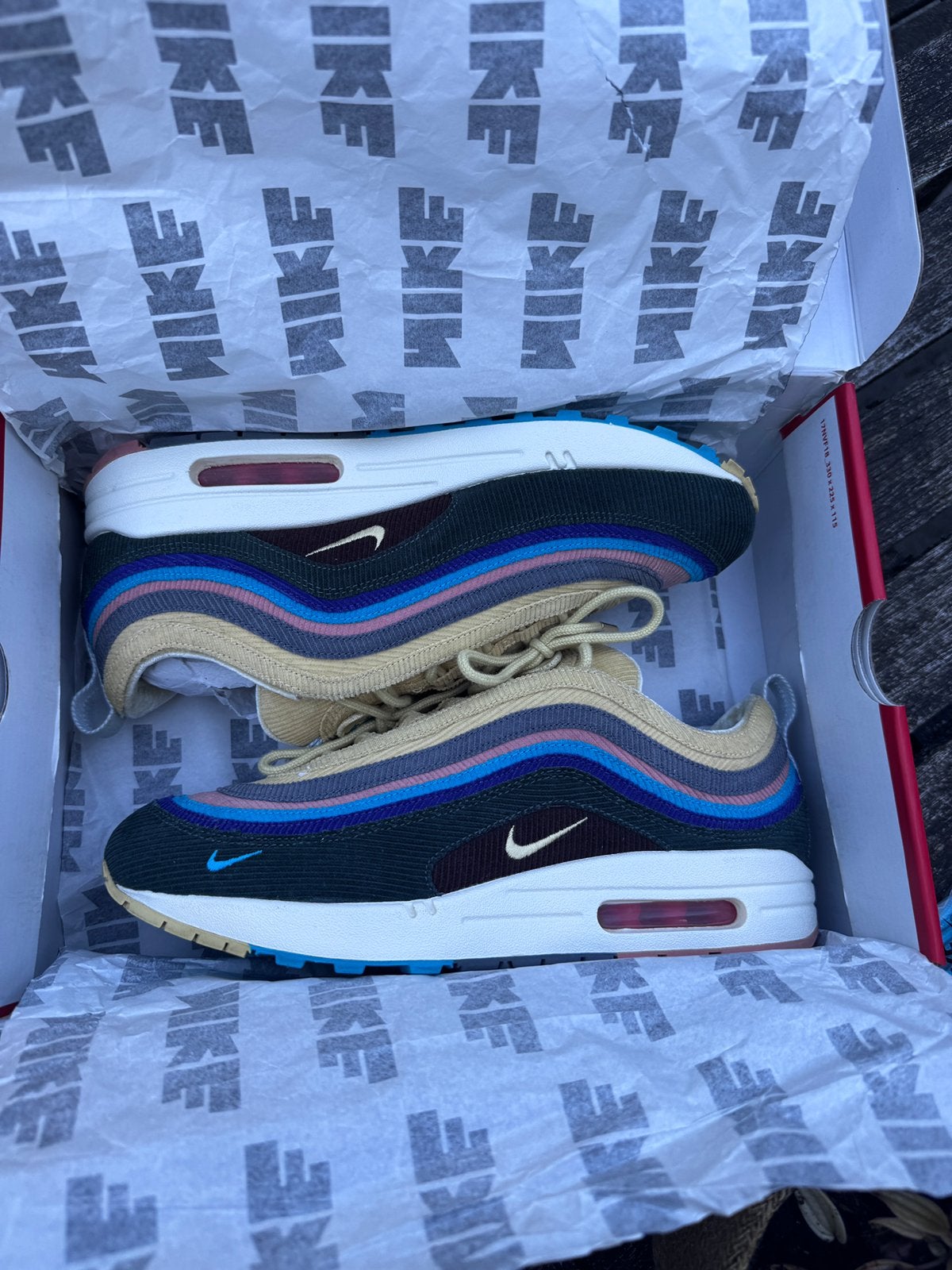 Nike Air max 1/97 Sean Wotherspoon | 43, Overige kleuren, Ophalen of Verzenden, Sneakers of Gympen, Zo goed als nieuw