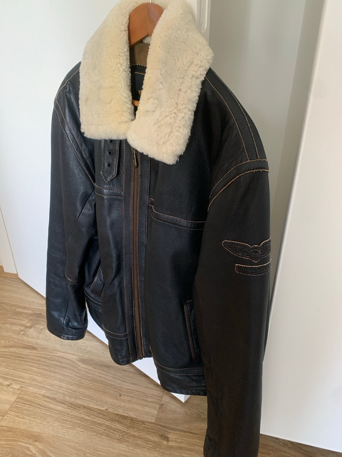 Pall Mall American Classic Leren Pilotenjack - Maat L, Kleding | Heren, Ophalen of Verzenden, Zo goed als nieuw, Maat 52/54 (L)