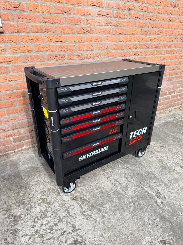 Silverstahl Tech Line Gereedschapswagen 261-delig – Nieuw, Ophalen, Nieuw