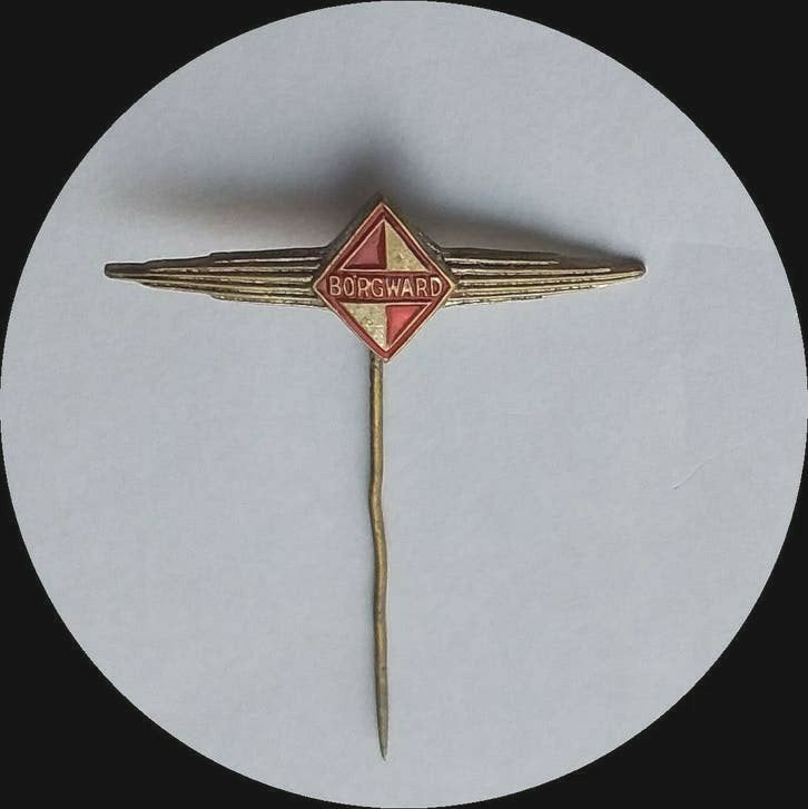 oud BORGWARD speldje, Ophalen of Verzenden, Zo goed als nieuw, Transport, Speldje of Pin