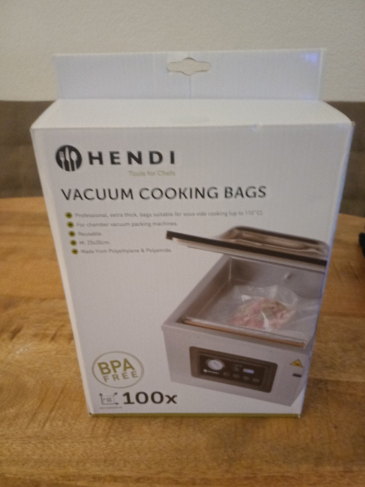 Hendi Vacuüm Kookzakken - 100 stuks, BPA-vrij, Ophalen of Verzenden, Nieuw