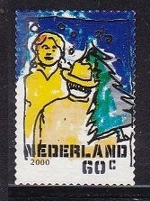 3107 - Nederland nvph 1931 gestempeld Decemberzegel, Verzenden, Na 1940, Gestempeld
