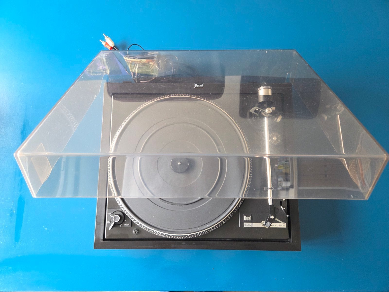 Dual 505 Platenspeler - Klassieke Belt Drive, Audio, Tv en Foto, Gebruikt, Pitch-regelaar, Ophalen of Verzenden, Platenspeler