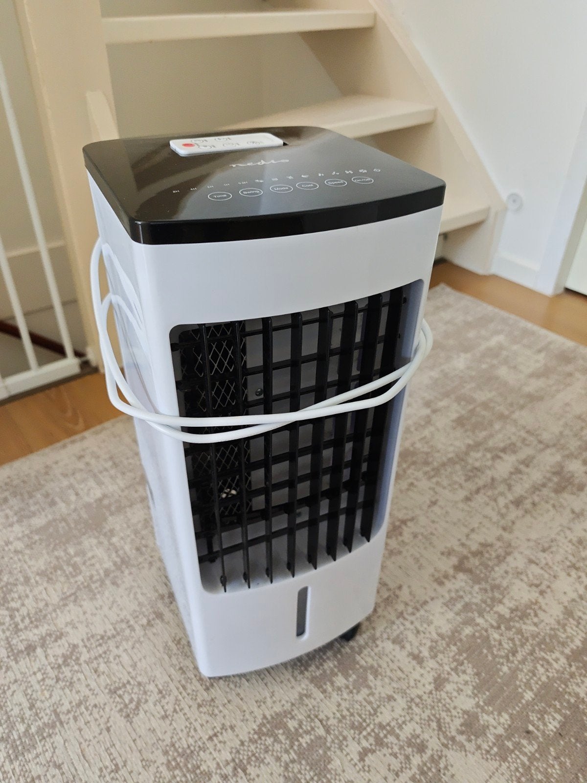 Nedis Air cooler cool201wt ZGAN, Ophalen, Ventilator met afstandsbediening, Zo goed als nieuw, Torenventilator