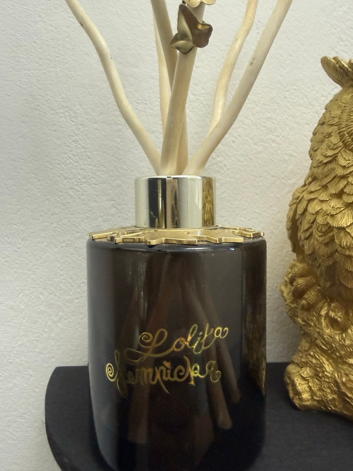 Maison Berger Lolita Lempicka geurstokjes lege fles, Gebruikt, Ophalen of Verzenden, Modern, Glas