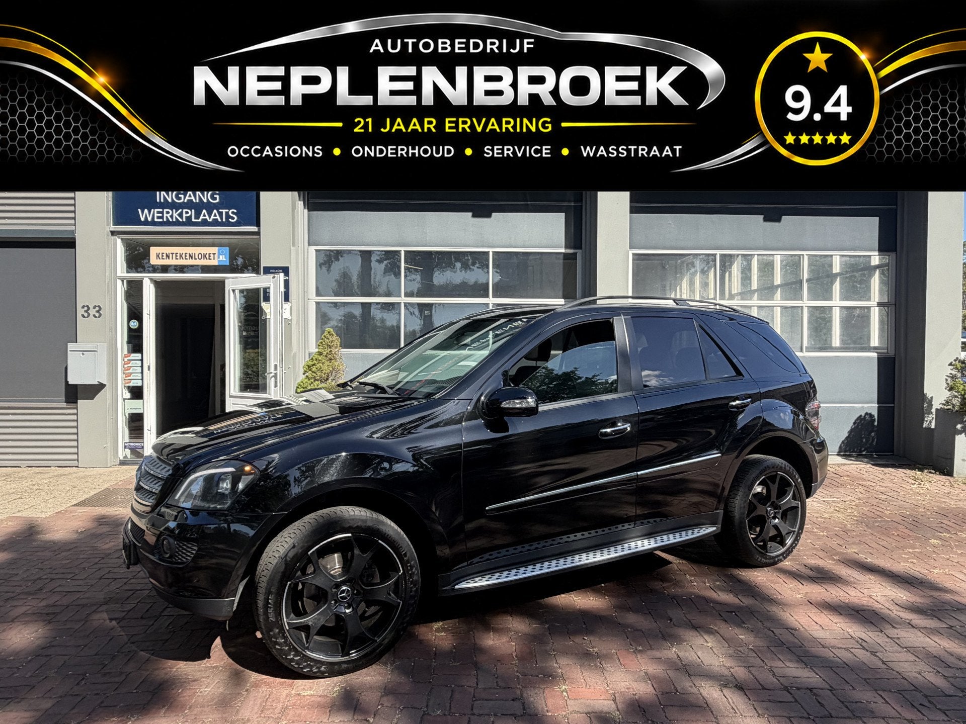 Mercedes-Benz M-Klasse 350 Youngtimer Bj 2005 3500kg trekken, Auto's, Mercedes-Benz, Automaat, Dealer onderhouden, Gebruikt, Zwart