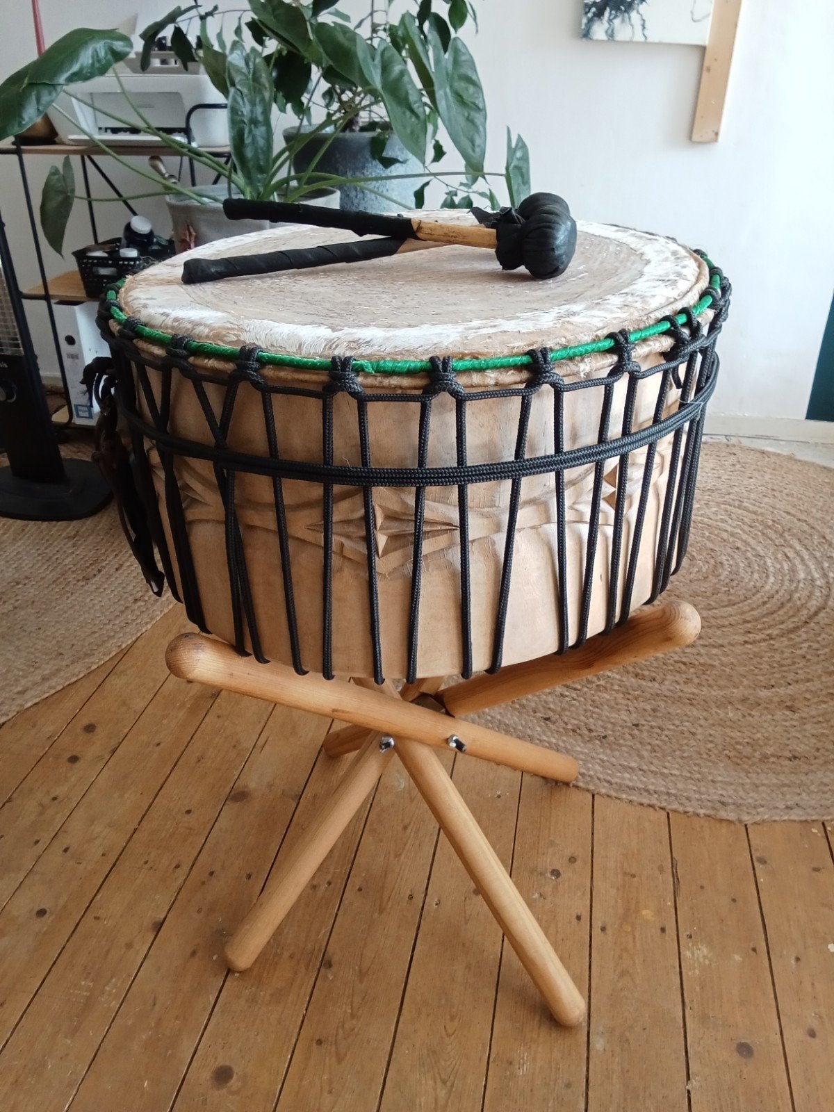 Powwow drum, Ophalen, Zo goed als nieuw, Trommel
