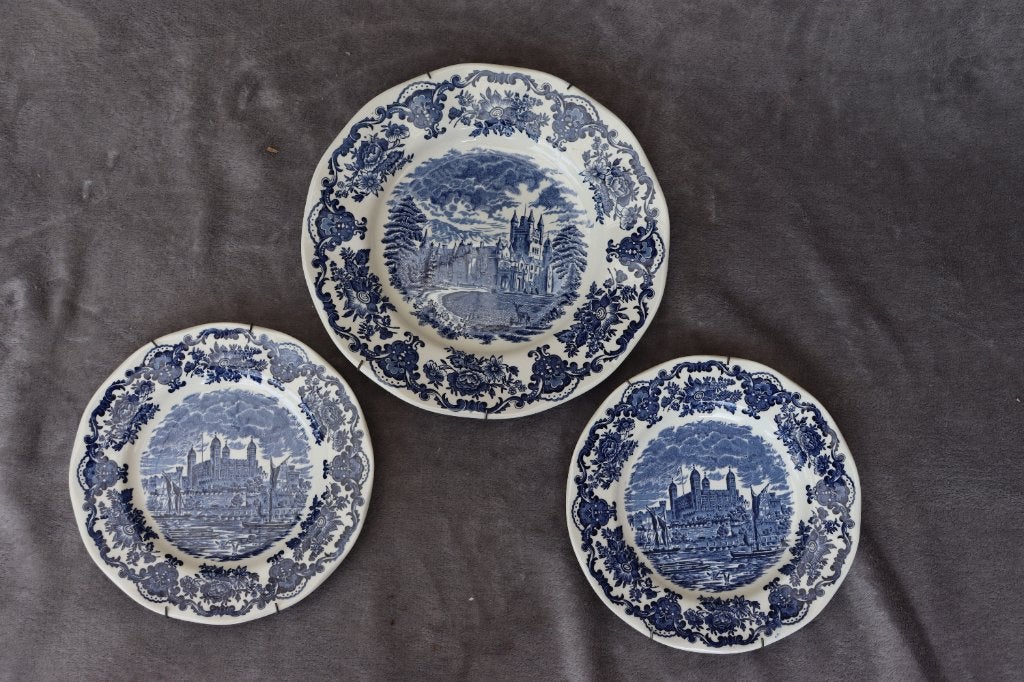 Decoratieve bord "royal homes of Britain", Antiek en Kunst, Ophalen