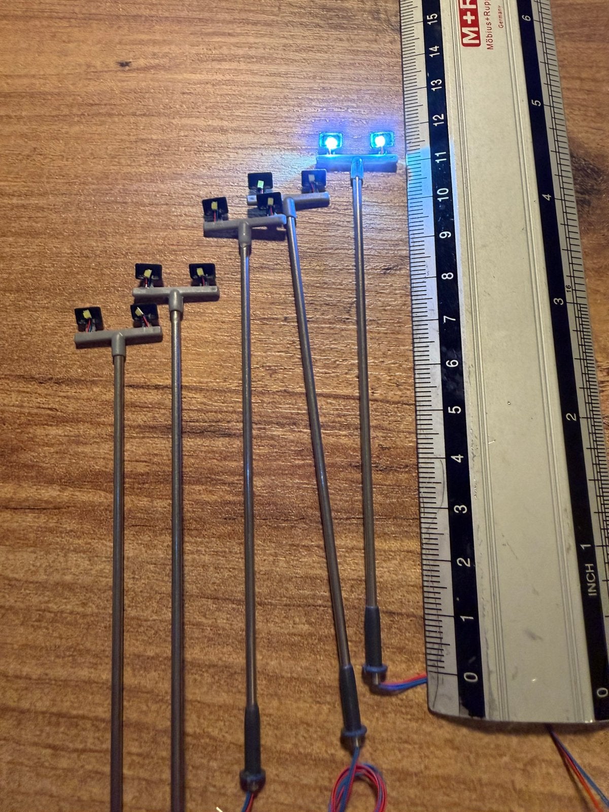 Modelbouw schijnwerper | H0 | 11cm, Overige merken, Gelijkstroom, Verzenden, Overige typen