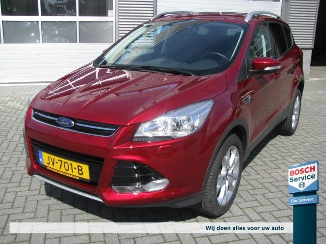 Ford Kuga 2.0 TDCI Ford Kuga 150 PK 1900 kg trekgew.Titanium, Auto's, Ford, Automatische klimaatregeling, Gebruikt, Zwart, 150 pk