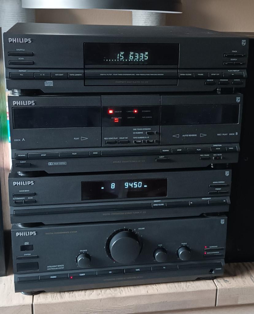 Philips 300 serie midi-set, Audio, Tv en Foto, Philips, Tuner of Radio, Zo goed als nieuw, Losse componenten