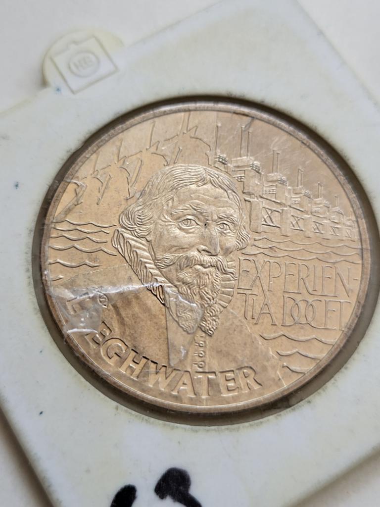 Penning Leeghwater 1993 ECU met de Deltawerken Zeeland, Postzegels en Munten, Ophalen of Verzenden, Koningin Beatrix, Overige waardes