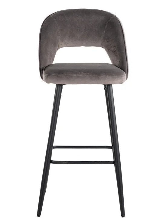 Richmond Interiors barstoel Luna antraciet, Huis en Inrichting, 5 krukken of meer, Ophalen, Nieuw, 60 tot 90 cm