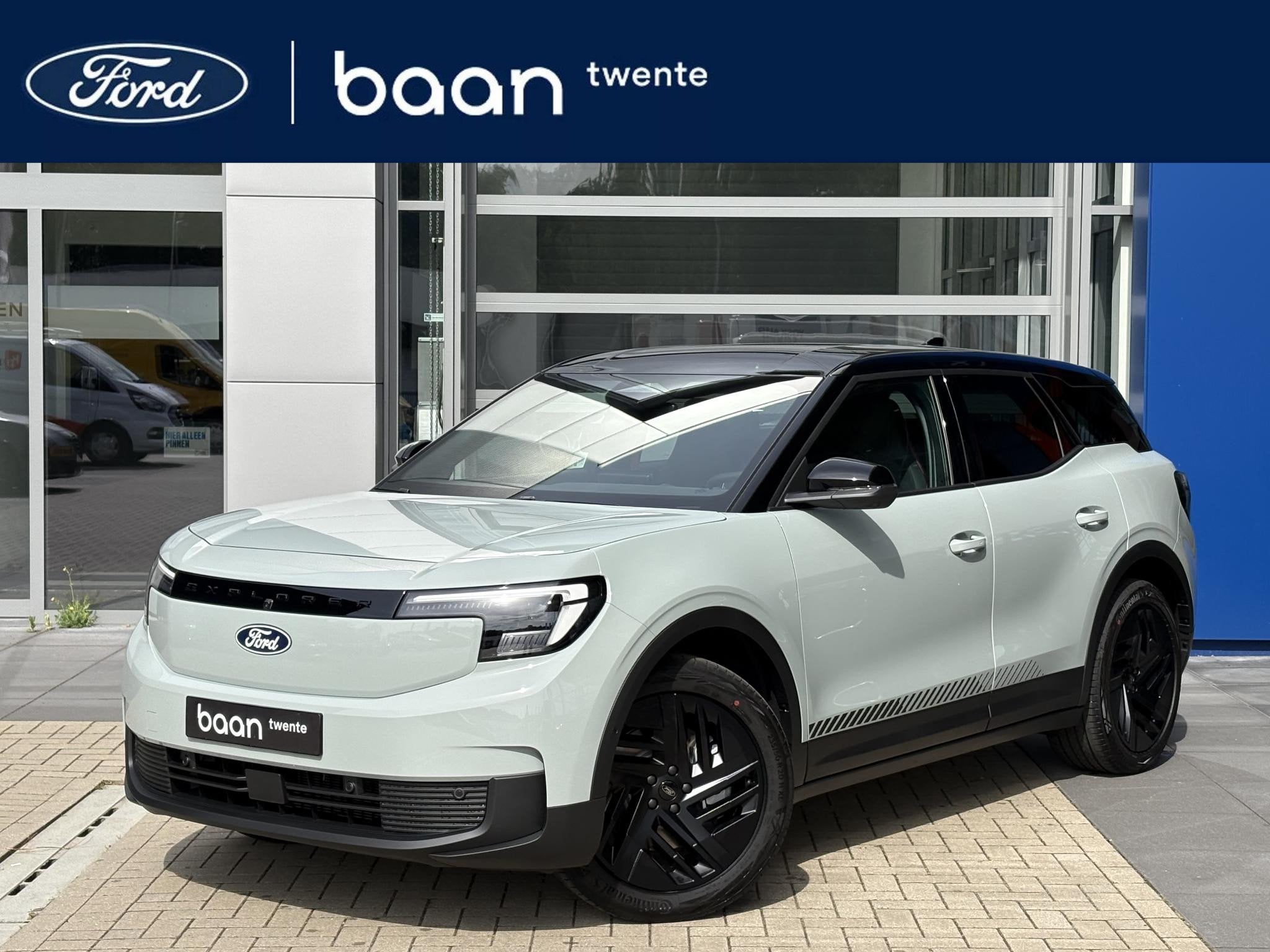 Ford Explorer Collection Extended Range RWD 79 kWh | Gratis, Auto's, Ford, 12 maanden, Stof, Zwart, Explorer