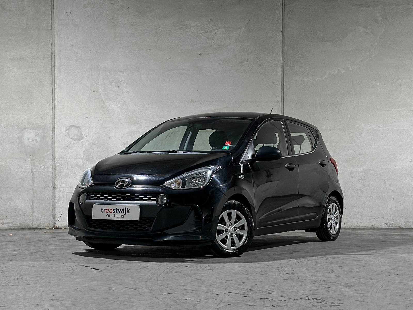 Hyundai i10 1.0i i-Motion 67pk 2018 (Origineel-NL), PX-587-K, Auto's, Voorwielaandrijving, Gebruikt, 4 stoelen, Zwart