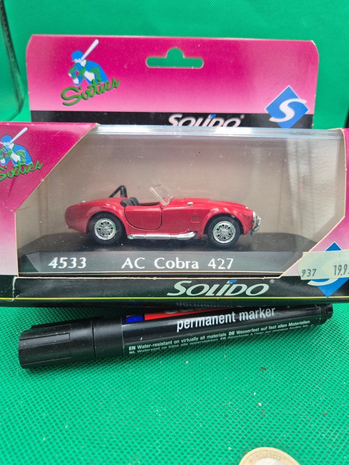 289 AC Cobra 427 1/43 solido, Hobby en Vrije tijd, Modelauto's | 1:43, Ophalen of Verzenden, Zo goed als nieuw, Auto, Solido