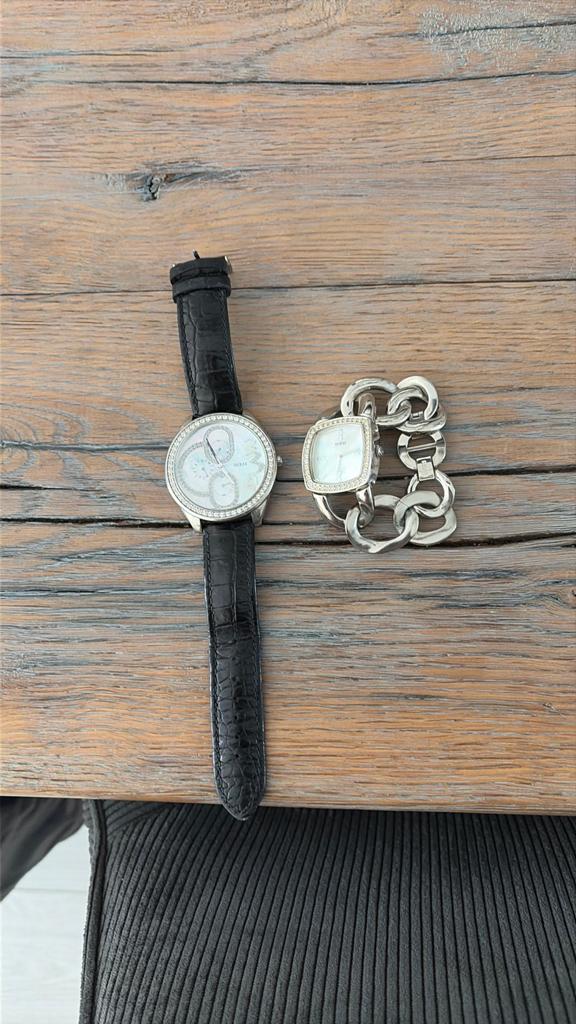 Guess horloge, Ophalen of Verzenden, Zo goed als nieuw, Staal, Guess