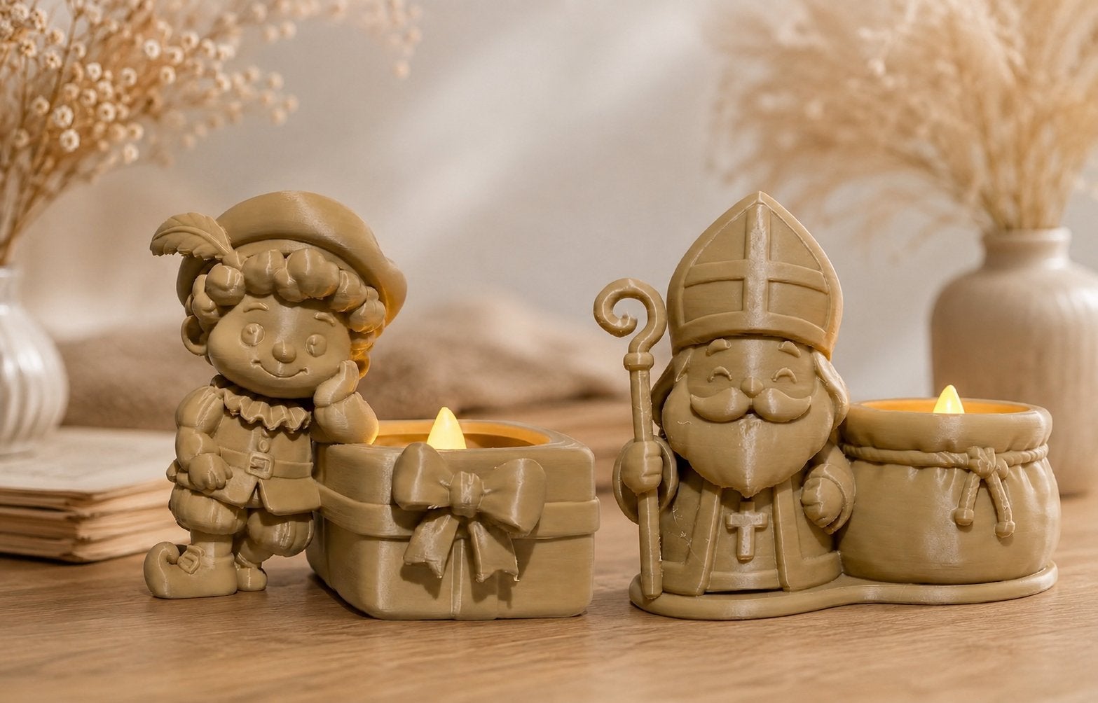 Sint en piet decoratie 3d design, Ophalen of Verzenden, Nieuw