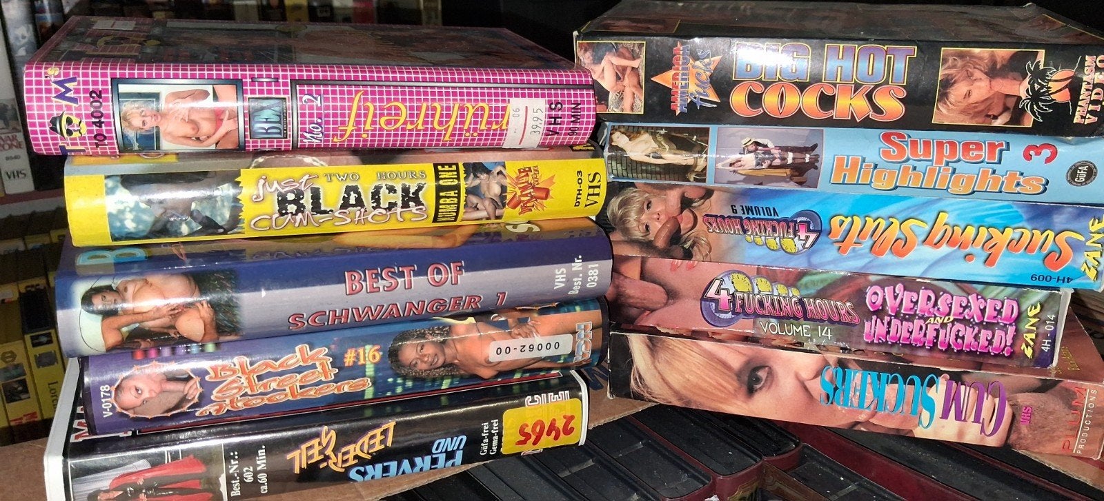 10 xxx vhs films, Alle leeftijden, Ophalen of Verzenden, Zo goed als nieuw, Overige genres