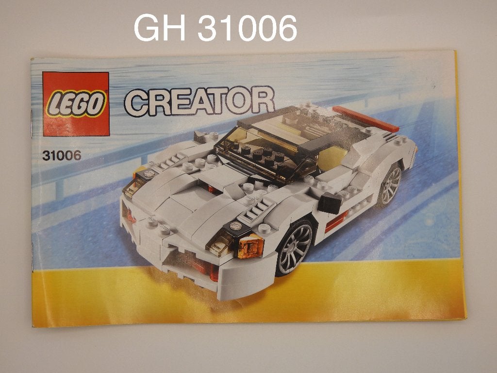 Lego 31006 Highway Speedster, Gebruikt, Lego, Inclusief instructies, Ophalen of Verzenden