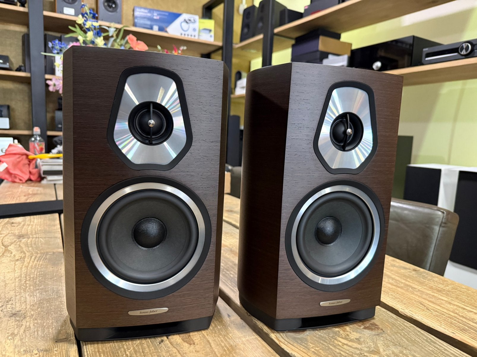 SonusFaber Sonetto 1, Audio, Tv en Foto, Luidsprekers, Ophalen, Zo goed als nieuw, Boekenplank luidspreker, Overige merken