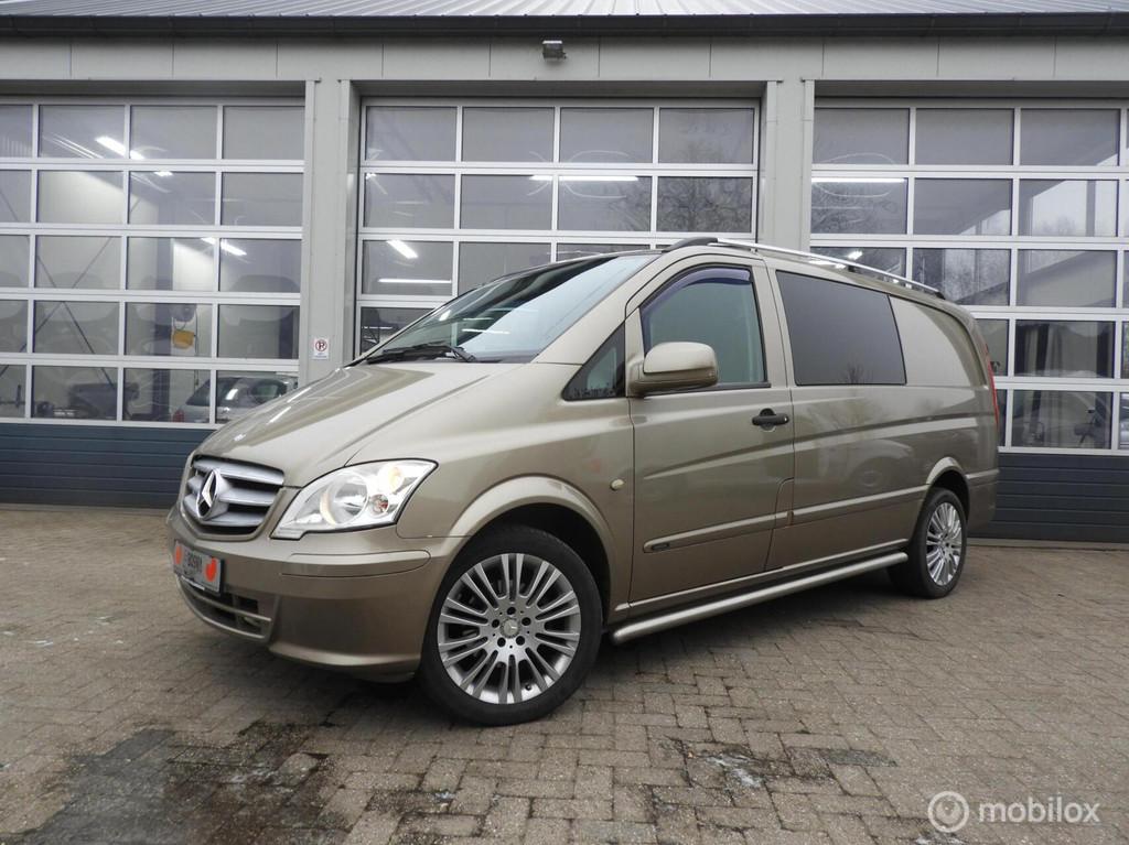 Mercedes Vito Bestel 113 CDI Lang DC € Marge, Auto's, Bestelauto's, Automaat, Euro 5, 136 pk, Gebruikt