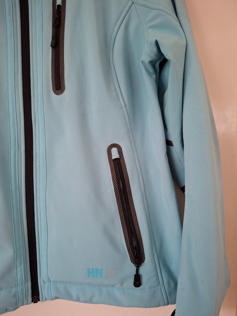 Outdoorjas maat L - lichtblauw/aqua - Human Nature, Kleding | Dames, Blauw, Maat 42/44 (L), Ophalen of Verzenden, Human Nature