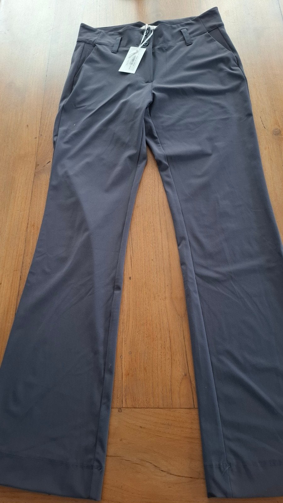 Travelstof Broek Antraciet - Nieuw met kaartje, Maat 38/40 (M), Glamm Label, Nieuw, Ophalen of Verzenden