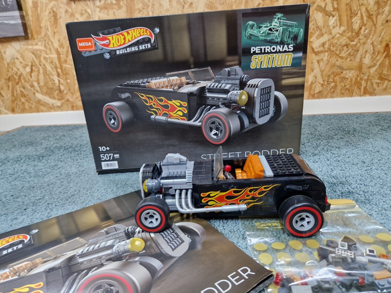 Mega Construx Hot Wheels Street Rodder Bouwset, Ophalen of Verzenden, Zo goed als nieuw, Overige merken