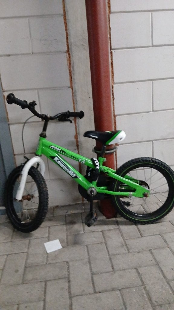Kinderfiets, Fietsen en Brommers, Fietsen | Kinderfietsjes, Ophalen, Gebruikt, Terugtraprem, Minder dan 16 inch