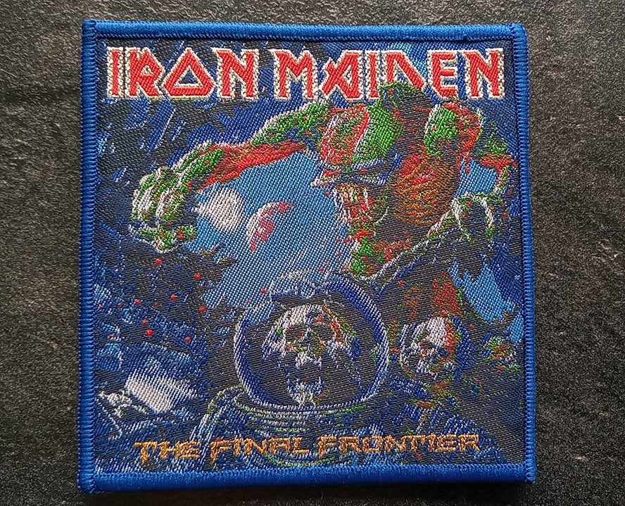 Iron Maiden prachtige final frontier ltd edition patch 324, Verzamelen, Ophalen of Verzenden, Nieuw, Kleding
