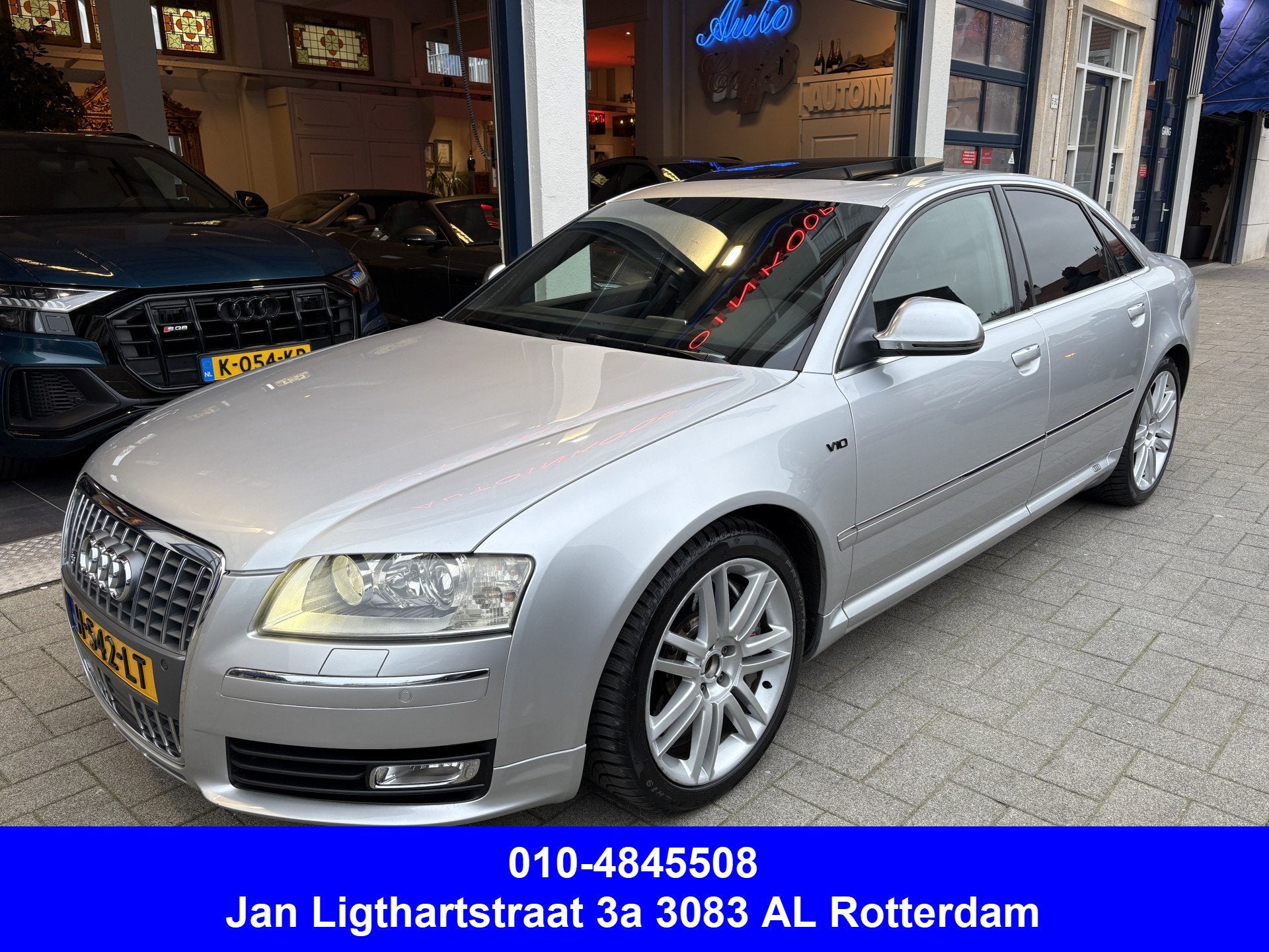 Audi A8 5.2 S8 quattro FULL OPTIONS/TOPSTAAT (bj 2008), Auto's, Automaat, Gebruikt, 5204 cc, Automatische klimaatregeling