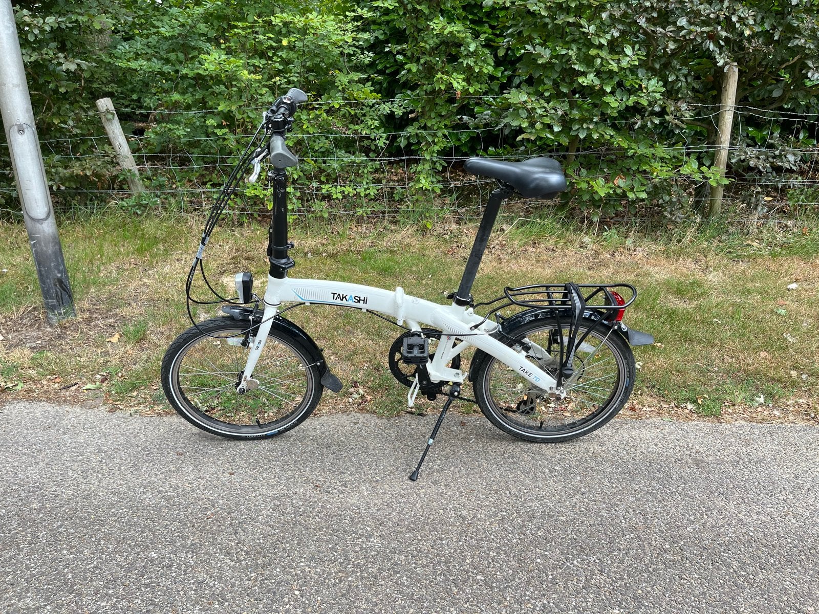 Takashi TAKE 7D Lichte Sportieve Aluminium Vouwfiets, Fietsen en Brommers, 20 inch of meer, Gebruikt, Velgrem, Versnellingen