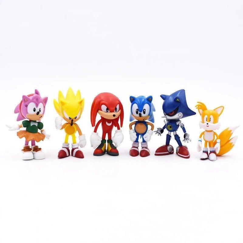 Sonic The Hedgehog figuren set 6 stuks (7cm), Ophalen of Verzenden, Nieuw