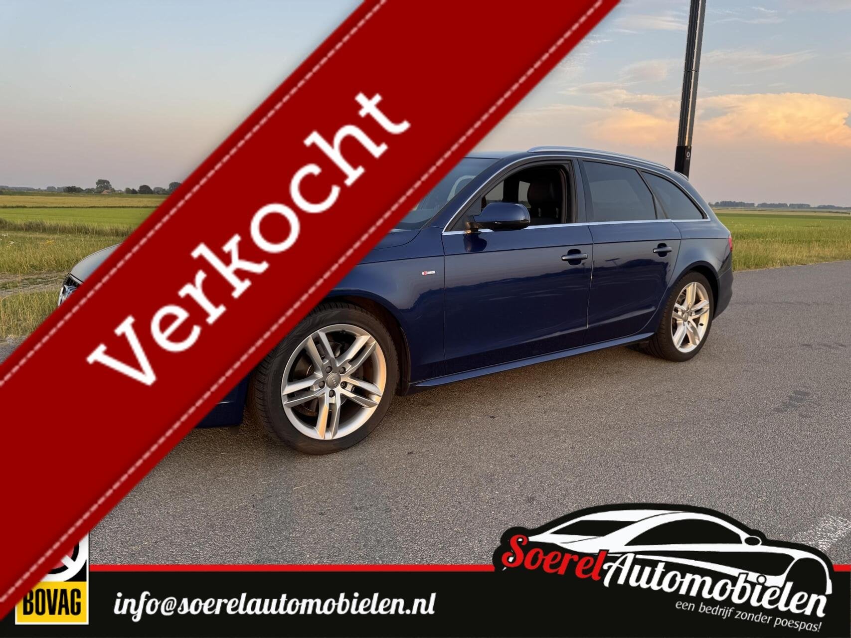 Audi A4 Avant 1.8 TFSI S Edition S line, leer automaat boekj, Gebruikt, Euro 6, 4 cilinders, Met garantie (alle)