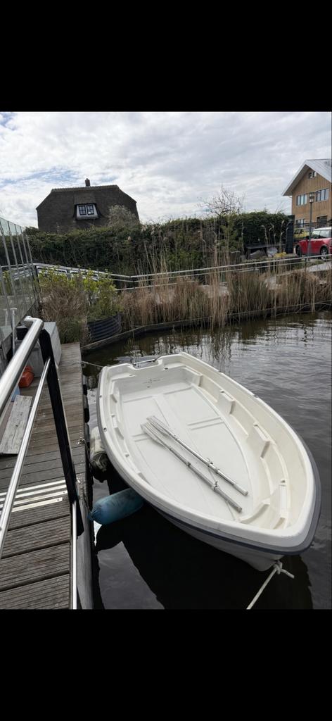 Terhi 440 bootje (eventueel met 5 pk motor), Watersport en Boten, Vis- en Consoleboten, Ophalen, Gebruikt, Tot 10 pk, Buitenboordmotor