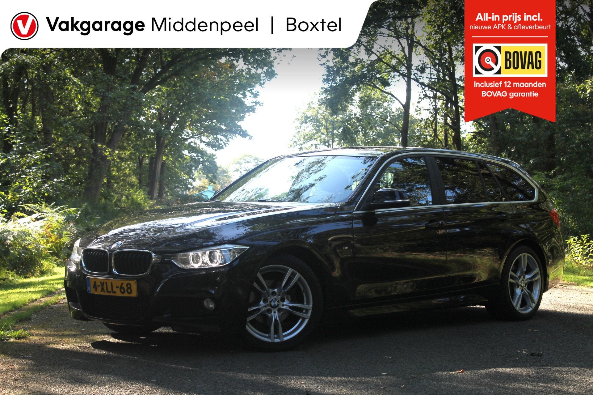 BMW 3-serie 316i M-sport | Bi-Xenon | Keyless | Navi, Automaat, 12 maanden, Gebruikt, 4 cilinders