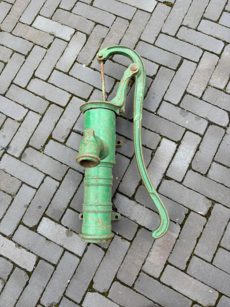 Waterpomp handpomp groen, Tuin en Terras, Waterpompen, Ophalen, Gebruikt, Overige typen