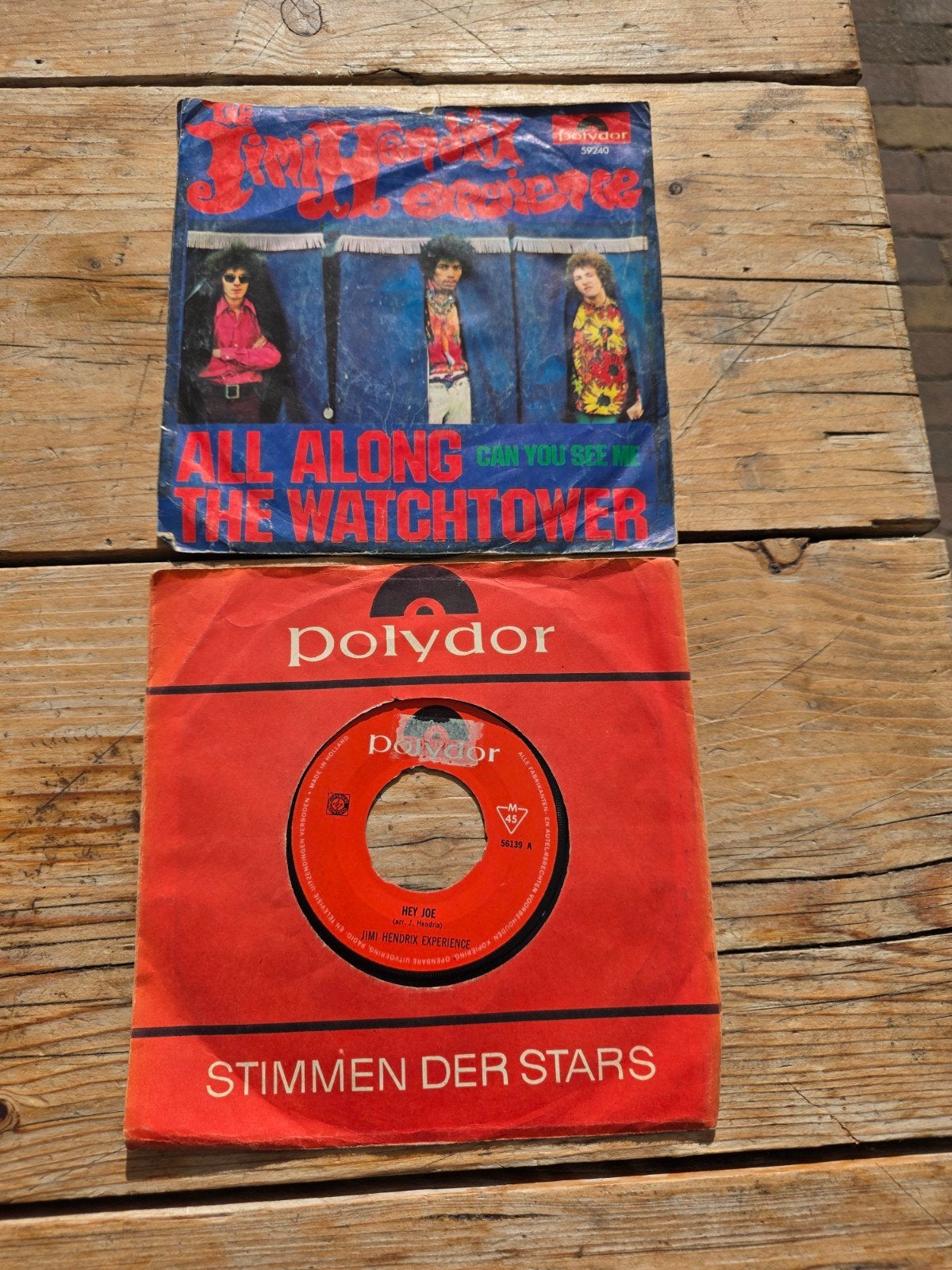 2 singles JimyHendrix, Ophalen of Verzenden, Gebruikt
