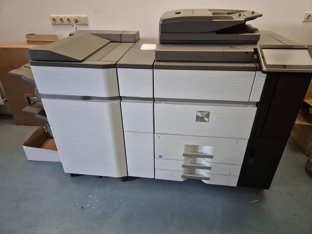 Sharp MX-6580N kleuren copier– Servicecontract t/m aug. 2026, Zo goed als nieuw, Kopieermachine, Sharp, Ophalen